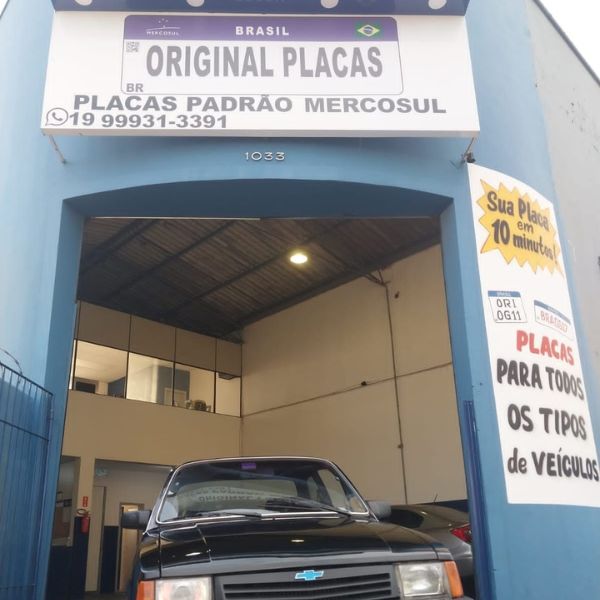 Confecção e Instalação de Placas Mercosul em Campinas